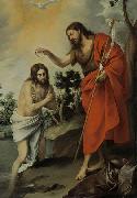Bartolome Esteban Murillo The Baptism of Christ oil painting